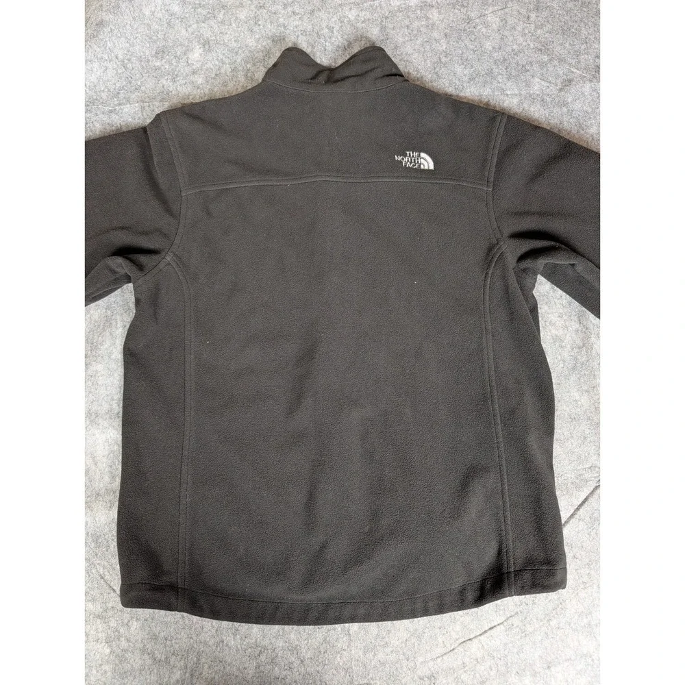 The North Face WindWall Fleece Jacket Full Zip Black Mens Outdoor Hiking‎ Layer